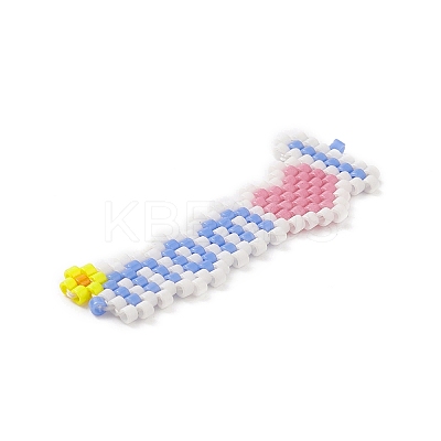 3Pcs 3 Color Handmade Loom Pattern MIYUKI Seed Beads PALLOY-MZ00052-1