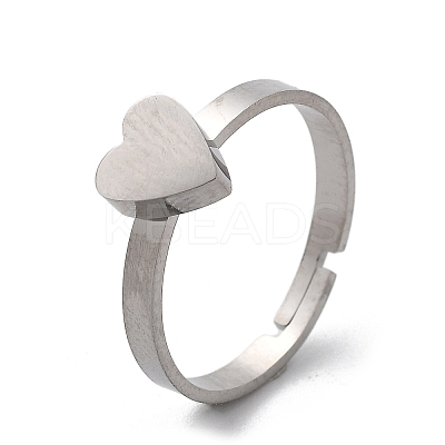 304 Stainless Steel Adjustable Rings for Women LS-RJEW-F169-01P-01-1