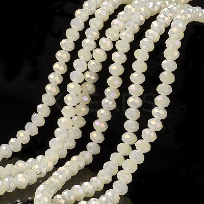 Electroplate Glass Beads Strands EGLA-A034-J3mm-T07-1