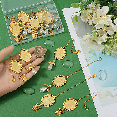 Acrylic & Alloy Graduation Cap Pendant Decorations HJEW-SP00005-1