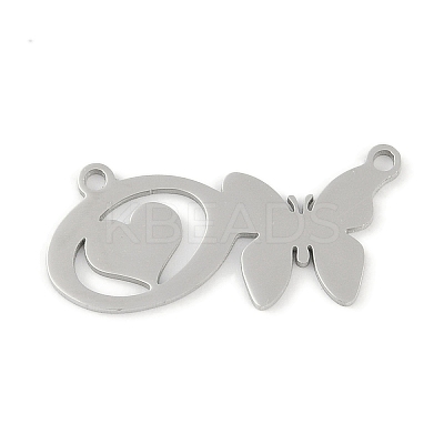Non-Tarnish 304 Stainless Steel Pendants STAS-L279-002P-O-1