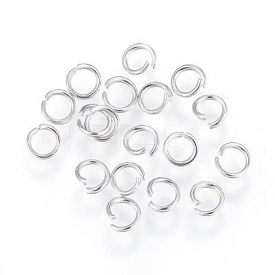 Tarnish Resistant 304 Stainless Steel Open Jump Rings LS-STAS-F110-08P-1