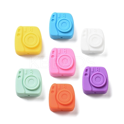 Camera Food Grade Eco-Friendly Silicone Focal Beads SIL-C007-16-1