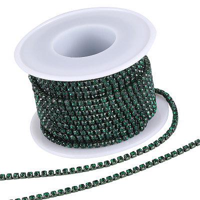 1 Roll Electrophoresis Iron Rhinestone Strass Chains CHC-GF0001-06E-1