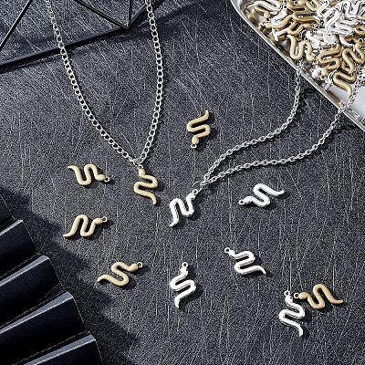 80Pcs 2 Colors Tibetan Style Alloy Pendants FIND-FH0003-85-1