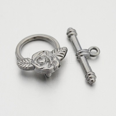 Tibetan Style Alloy Toggle Clasps X-K090B051-1