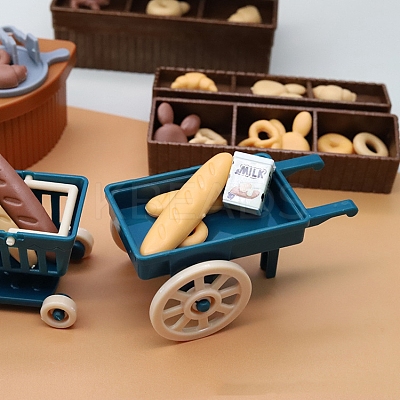 Plastic Bakery Shop Miniature Ornaments PW-WGB0F20-01-1