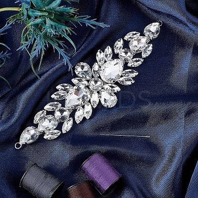1Pc Brass Rhinestone Sewing Decorate DIY-FG0002-44-1