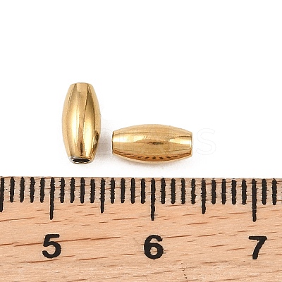 201 Stainless Steel Beads STAS-F339-08B-G-1