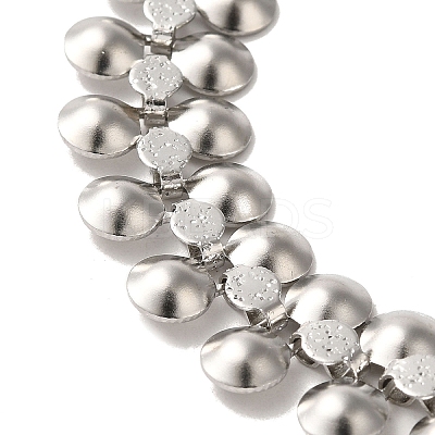 Non-Tarnish Handmade 304 Stainless Steel Necklaces NJEW-Q333-03B-1