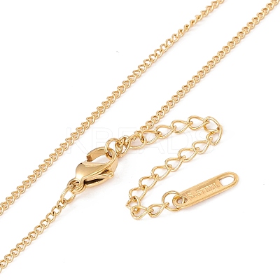 Initial Letter G with Long Chain Tassel Pendant Necklace STAS-D184-05G-1