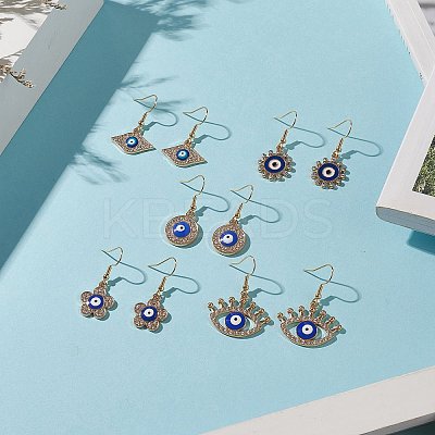 304 Stainless Steel Dangle Earrings EJEW-JE05178-1