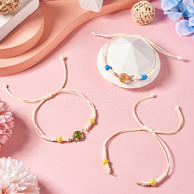 12Pcs 12 Colors Waxed Polyester Bracelet Makings AJEW-TA0001-39-1