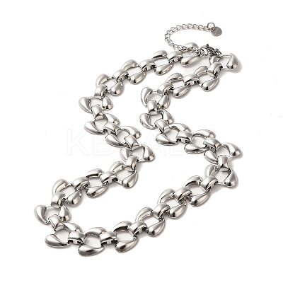 Non-Tarnish Handmade 304 Stainless Steel Necklaces NJEW-Q333-05P-1