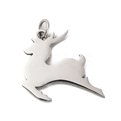 Non-Tarnish Christmas 304 Stainless Steel Pendants STAS-K265-05P-1