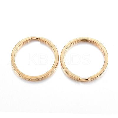 Ion Plating(IP) 304 Stainless Steel Split Key Rings STAS-G122-13G-1