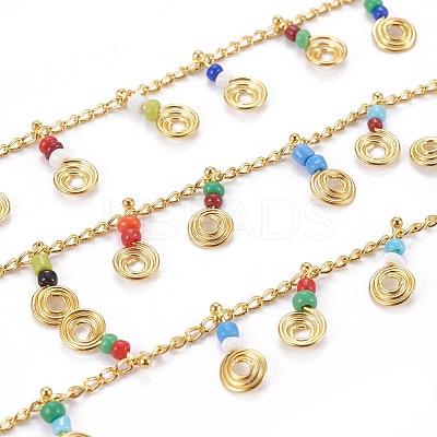 3.28 Feet Handmade Brass Curb Chains X-CHC-K007-B01-1