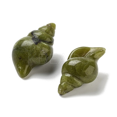 Natural Southern Jade Carved Figurines DJEW-L023-H11-1
