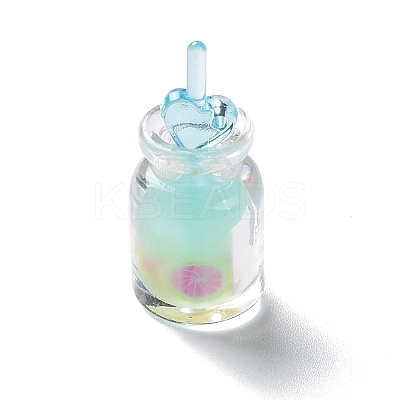 Luminous Transparent Resin Pendants RESI-K019-08-1