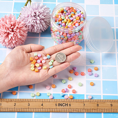 Opaque Acrylic Beads MACR-CW0001-06-1