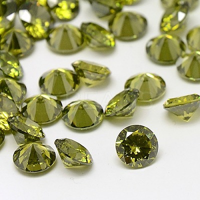 Diamond Shape Grade A Cubic Zirconia Cabochons ZIRC-M002-1.5mm-006-1