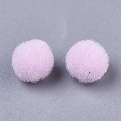 DIY Doll Craft Polyester High-elastic Pom Pom Ball AJEW-R093-02E-01-1