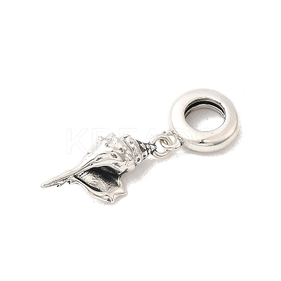 Anti-Tarnish 925 Sterling Silver European Dangle Charms STER-Z013-01P-1