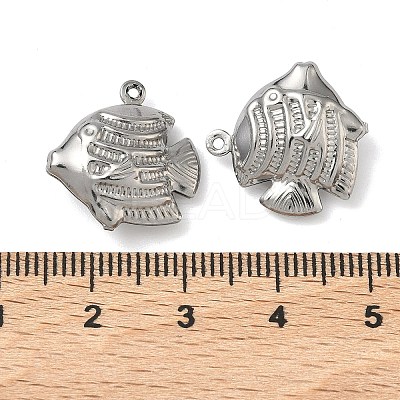 304 Stainless Steel Pendants STAS-P433-14C-P-1