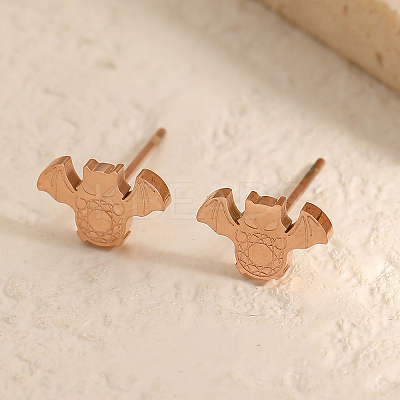 Halloween Fashion 304 Stainless Steel Stud Earrings for Women XB1875-5-1
