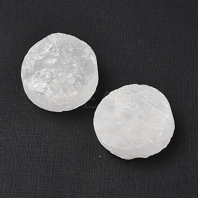 Natural Quartz Crystal Cabochons G-K338-39E-03-1