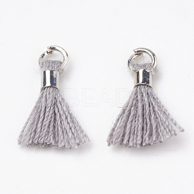 Polycotton(Polyester Cotton) Tassel Pendant Decorations FIND-S275-02P-1