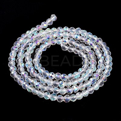 Electroplate Glass Beads Strands LS-GLAA-H021-01B-AB01-1