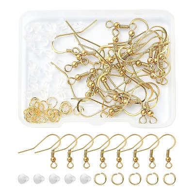 30Pcs 304 Stainless Steel French Earring Hooks STAS-YW0001-58-1