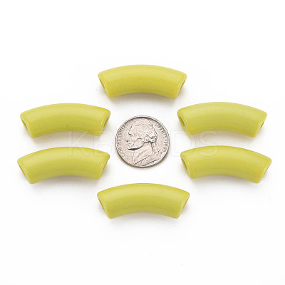 Opaque Acrylic Beads MACR-S372-001B-13-0648-1