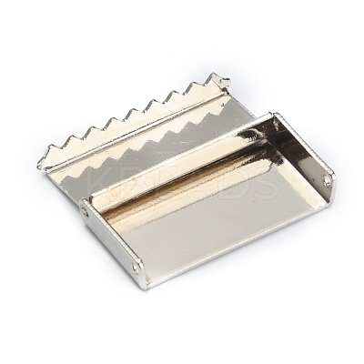 Zinc Alloy Ribbon Crimp Ends FIND-WH0126-13D-P-1