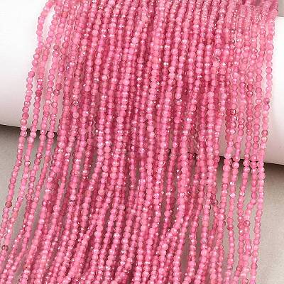 Natural Pink Tourmaline Beads Strands G-RM250101-A4-1
