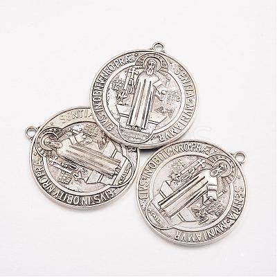 Tibetan Style Alloy Big Pendants TIBEP-A17171-AS-LF-1