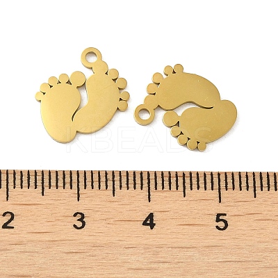 Ion Plating(IP) 304 Stainless Steel Charms STAS-J042-25G-1