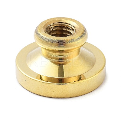 Golden Tone Wax Seal Brass Stamp Heads STAM-P002-01G-09-1