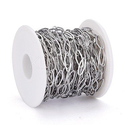 Tarnish Resistant 304 Stainless Steel Cable Chains CHS-P010-01P-1