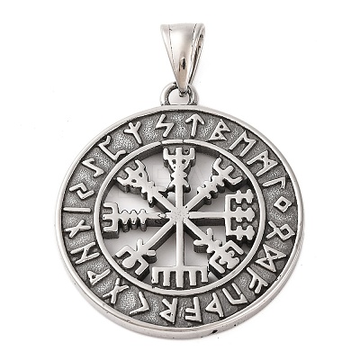 316 Surgical Stainless Steel  Pendants STAS-Z073-58AS-02-1