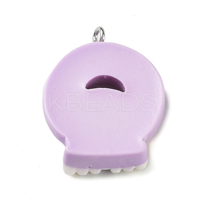 Opaque Resin Imitation Food Pendants X-CRES-M027-01F-1