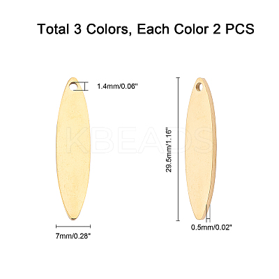 Stainless Steel Pendants STAS-UN0012-24-1