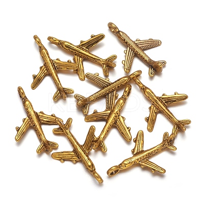 Tibetan Style Alloy Pendants TIBEB-A101638-AG-FF-1