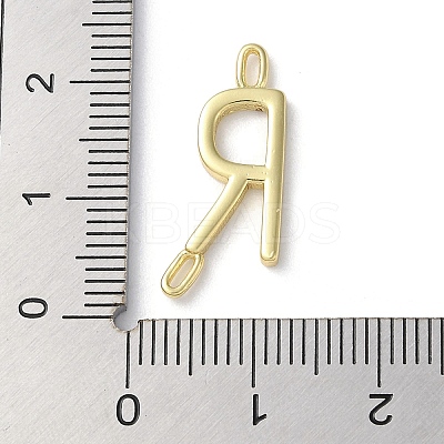 Rack Plating Brass Connector Charms KK-P245-07G-R-1