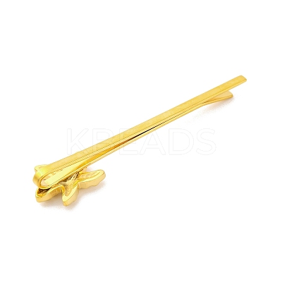 Starfish & Shell Shape 304 Stainless Steel Hair Bobby Pins STAS-Z096-03G-01-1
