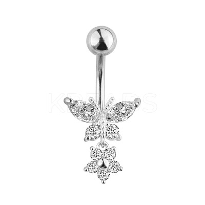 316L Surgical Stainless Steel Belly Rings WGED5B8-01-1