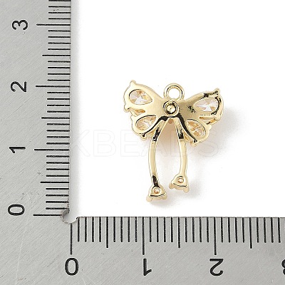 Brass Micro Pave Cubic Zirconia Pendants LS-KK-M326-18B-G-1