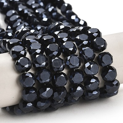 Electroplate Glass Beads EGLA-D028-18-1