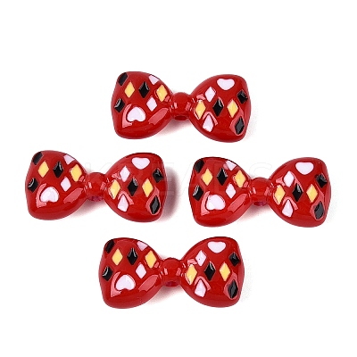 Opaque Acrylic Beads OACR-N162-13F-1